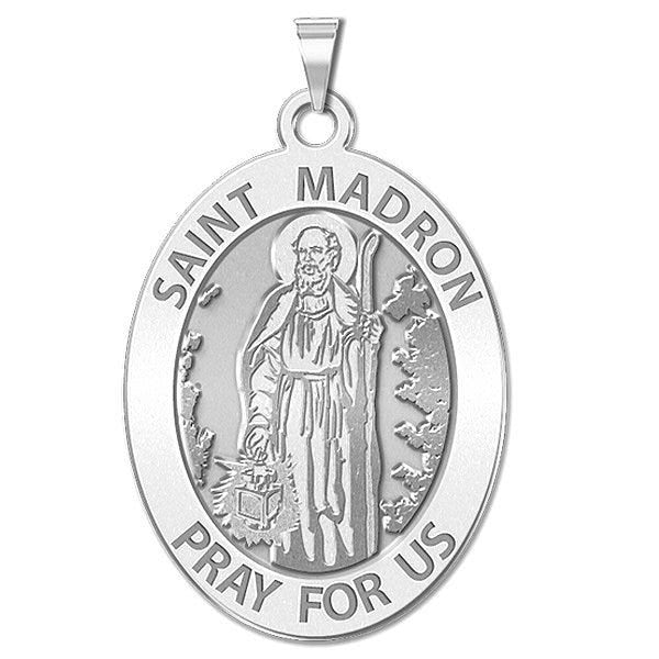 Saint Madron Oval Religious Medal