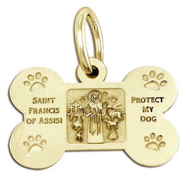 Saint Francis Of Assisi Pet Tag