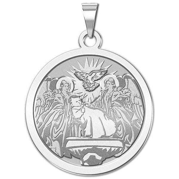 Baptism Religious Medal