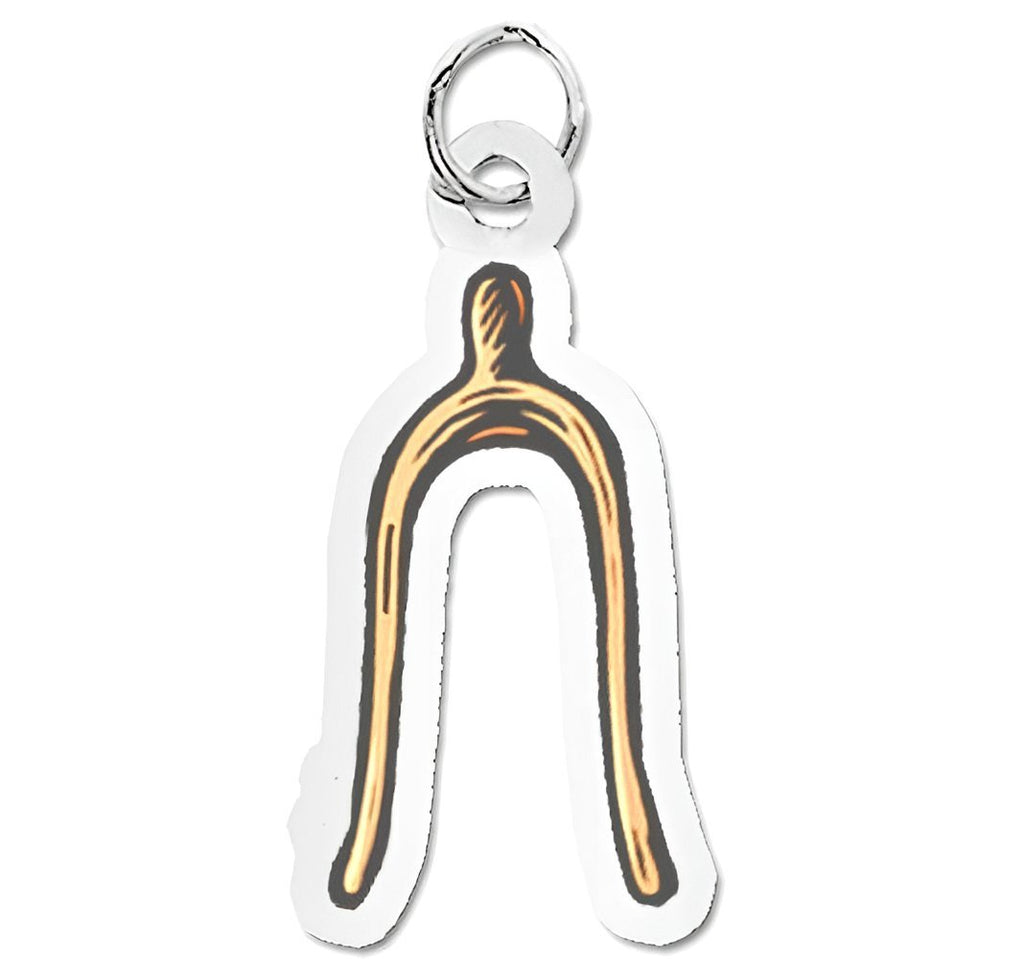 Wishbone Charm