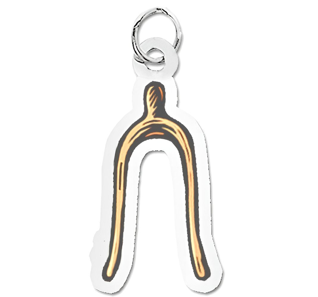 Wishbone Charm