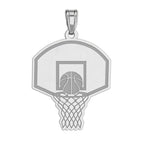 Engravable Basketball Hoop Pendant or Charm