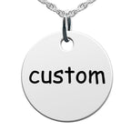 Custom Round Disc Charm
