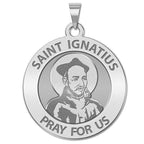 Saint Ignatius Of Loyola Round Religious Medal