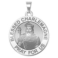 Blessed Charlemagne Round Religious Medal