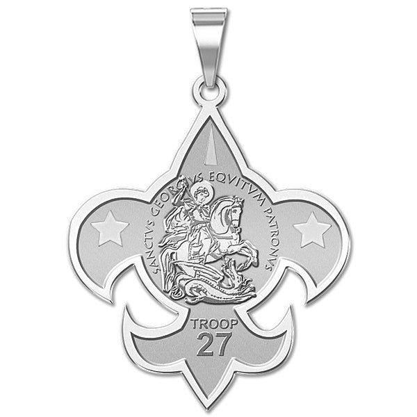 Saint George Religious Medal - Boy Scout Badge