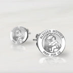 Pair of "Blessed Mother" Virgin Mary Earrings