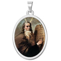 Moses Oval Religious Medal