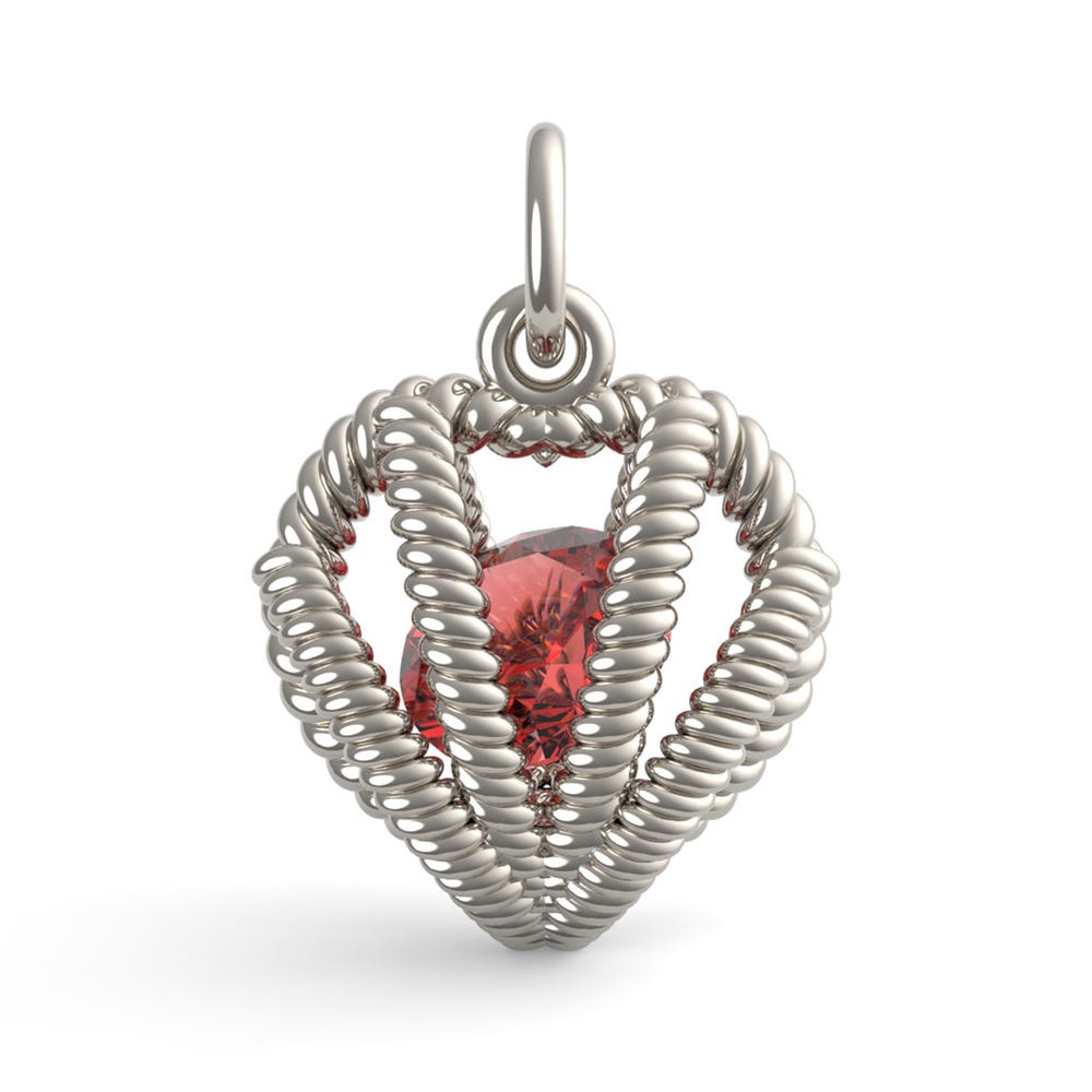 Embraced with Love January Stone Charm(8350-001)