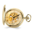 Charles Hubert Photo Gold Tone Shield Pocket Watch