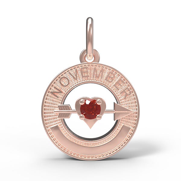 November Love Birthstone Charm