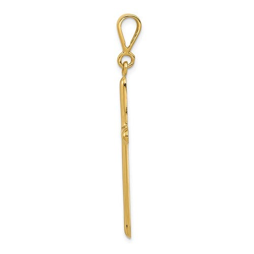 14K Cross Pendant