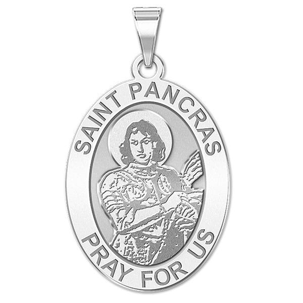 Saint Pancras Oval Religious Medal