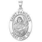 Saint Pancras Oval Religious Medal