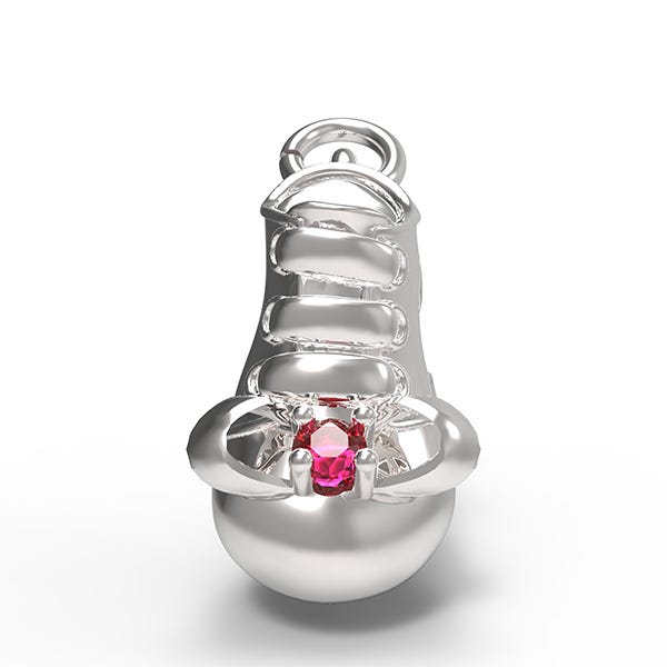 October Baby Bootie Charm