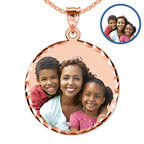 Approx. 1.50 Inch Large Round Photo Pendant