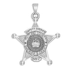 Personalized Vermont Sheriff Badge with Your Department, Rank and Number