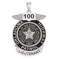 Personalized Oklahoma State Trooper Badge with Your Rank and Number