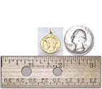 14K Gold Saint Dismas Religious Medal