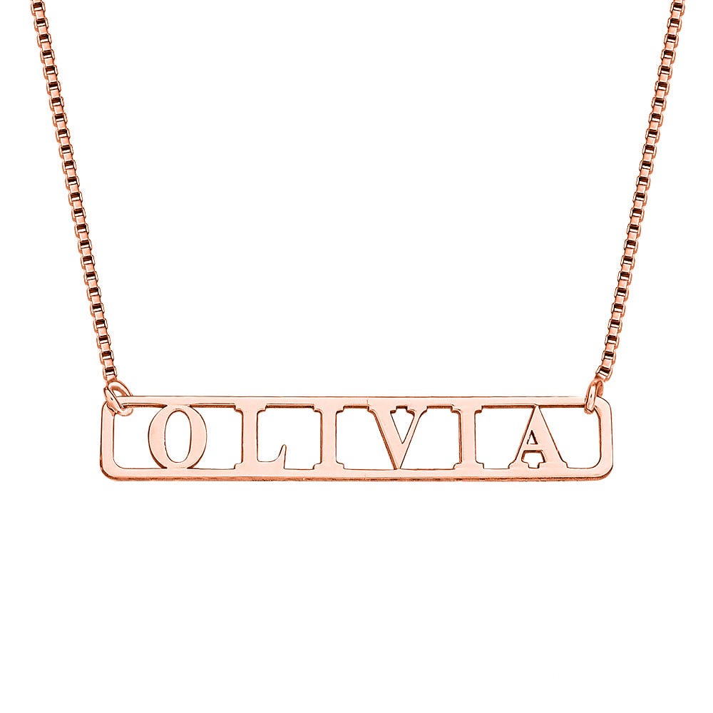 Name Bar Necklace