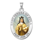 Saint Teresa Of Avila Oval Medal