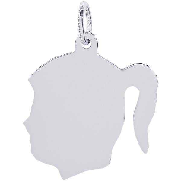 Girls Head Engravable
