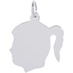 Girls Head Engravable