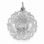 Round Filigree Pope Benedict Xvi