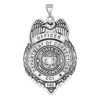 Personalized Wisconsin Corrections Badge with Your Number