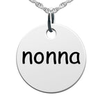 Nonna Round Disc Charm