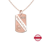 Ohio State University Buckeyes Dog Tag Necklace
