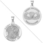 Saint Michael Double Sided Paratrooper Medal
