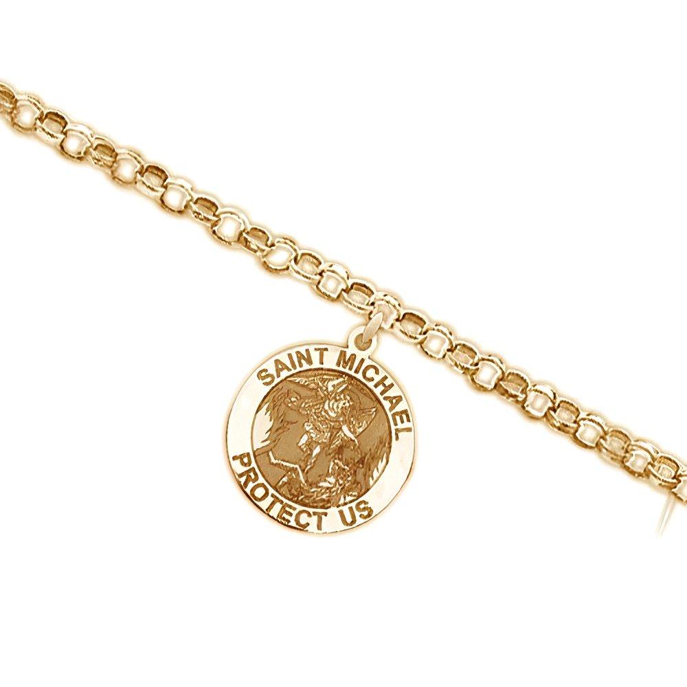 Saint Michael Religious Anklet