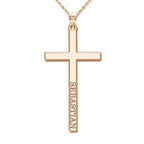 Personalized Cross With Name Etched