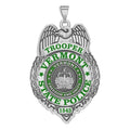 Personalized Vermont State Trooper Police Badge with Your Rank and Number