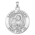 Saint Joseph Round Religious Medal