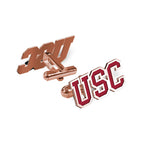 Pair of Usc Color Enamel Block Cufflinks