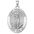 Saint Peregrine Oval Medal