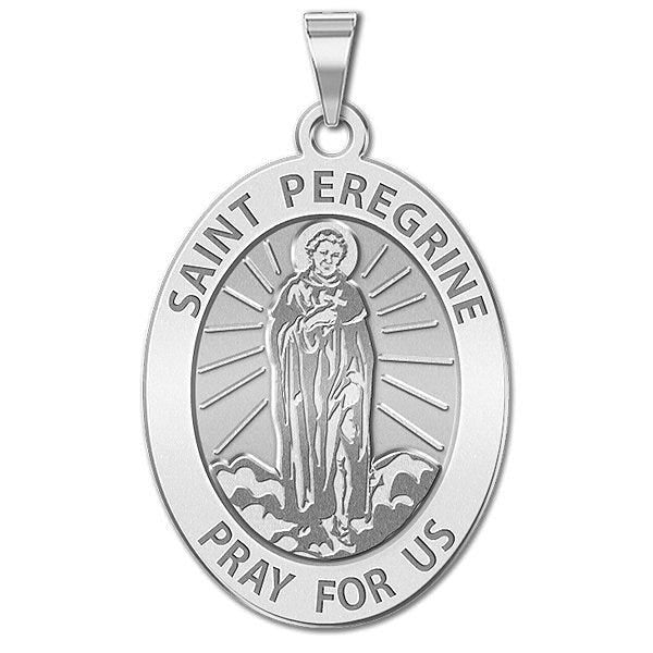 Saint Peregrine Oval Medal