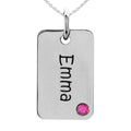 Birthstone Mini Dog Tag