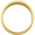 14K Yellow Gold Approx. 0.12 Inch Tapered Satin Finish Wedding Band