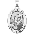 Saint Pio Of Pietrelcina Oval Medal