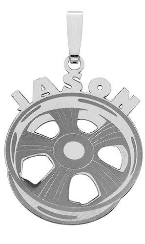 Custom Racing Rim Pendant w/ Name