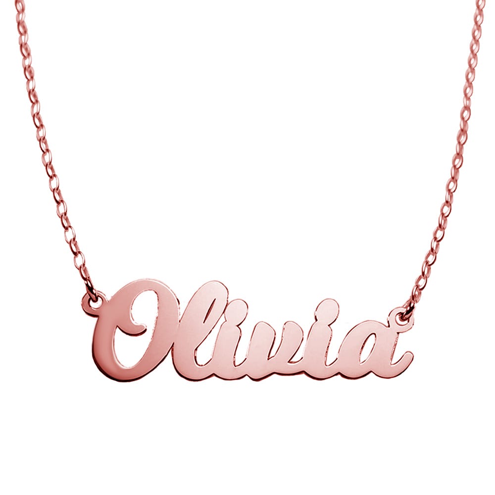 Script Name Necklace