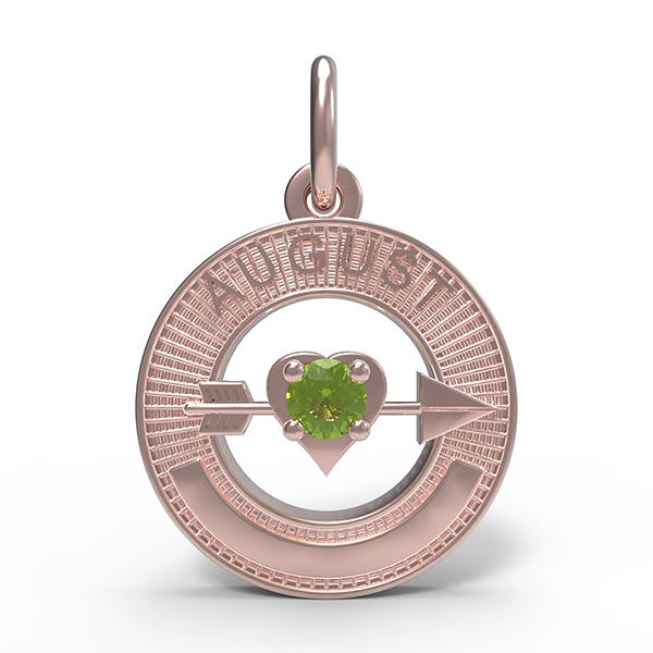 August Love Birthstone Charm