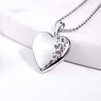Butterfly Heart Photo Locket