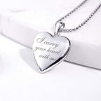I Carry Your Heart With Me Heart Photo Locket