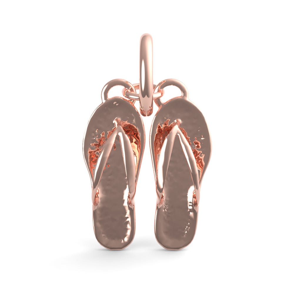 Pair of Flip Flops Accent Charm