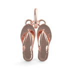 Pair of Flip Flops Accent Charm
