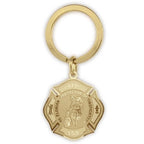 Saint Florian Badge Keychain